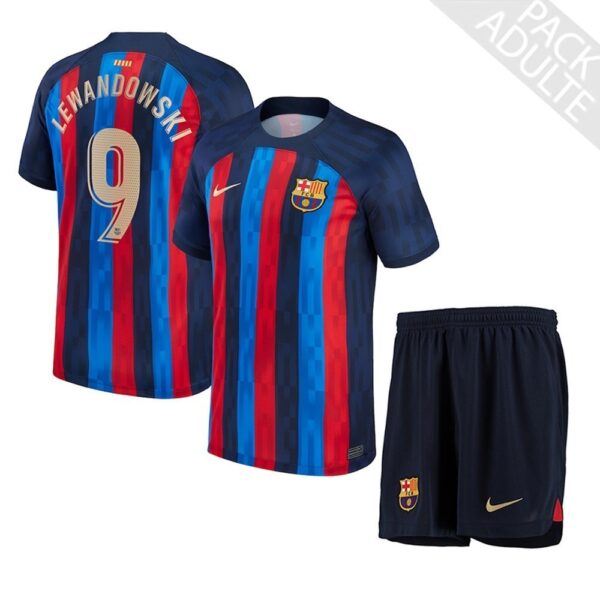 PACK FC BARCELONE DOMICILE LEWANDOWSKI 2022-2023