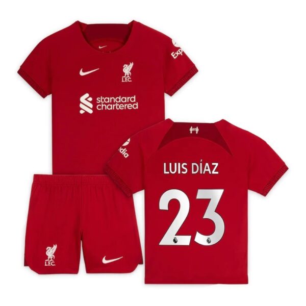 PACK JUNIOR LIVERPOOL DOMICILE LUIS DIAZ 2022-2023