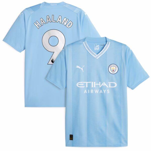 MAILLOT MANCHESTER CITY DOMICILE HAALAND 2023-2024