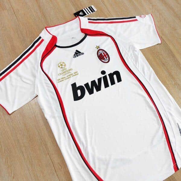 MAILLOT RETRO MILAN AC EXTERIEUR FINALE LIGUE DES CHAMPIONS 2006-2007