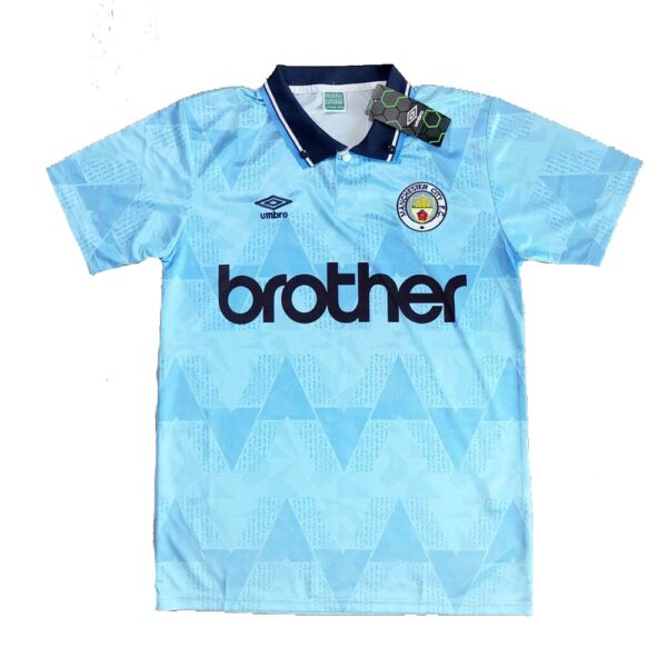 MAILLOT MANCHESTER CITY DOMICILE 1989-1991