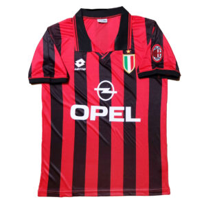 MAILLOT RETRO MILAN AC DOMICILE SAISON 1996-1997