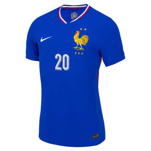 MAILLOT FRANCE DOMICILE DIABY DRI-FIT ADV VAPOR MATCH SAISON 2024-2025