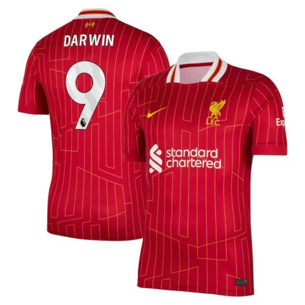 MAILLOT LIVERPOOL DOMICILE DARWIN SAISON 2024-2025