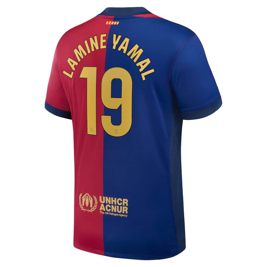 MAILLOT FC BARCELONE DOMICILE LAMINE YAMAL 2024-2025