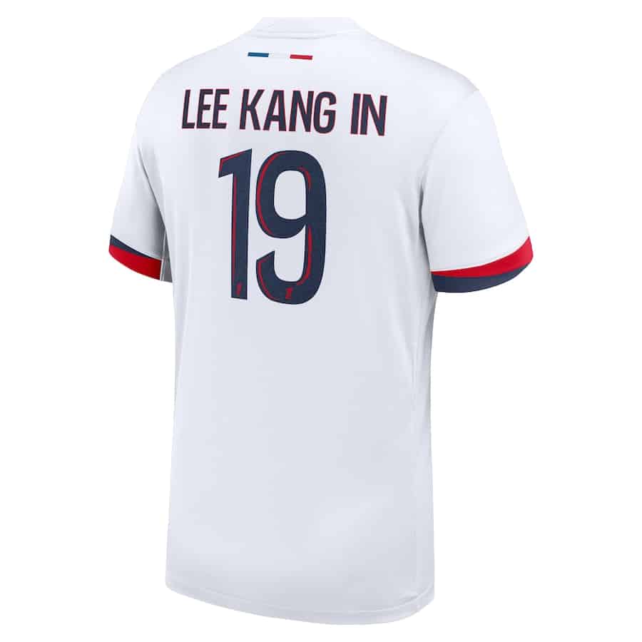 MAILLOT PSG EXTERIEUR LEE KANG IN SAISON 2024-2025