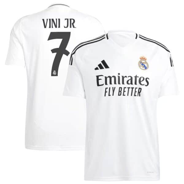 MAILLOT REAL MADRID DOMICILE VINICIUS JR SAISON 2024-2025