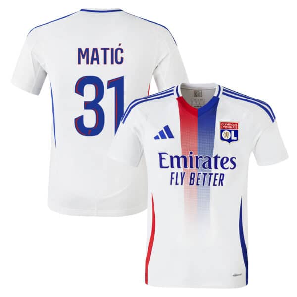 MAILLOT OLYMPIQUE LYONNAIS DOMICILE MATIC SAISON 2024-2025