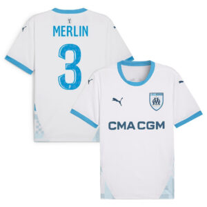 MAILLOT OLYMPIQUE DE MARSEILLE DOMICILE MERLIN SAISON 2024-2025