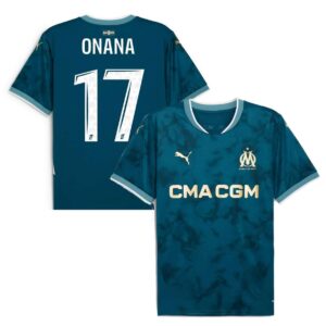 MAILLOT OLYMPIQUE DE MARSEILLE EXTERIEUR ONANA 2024-2025