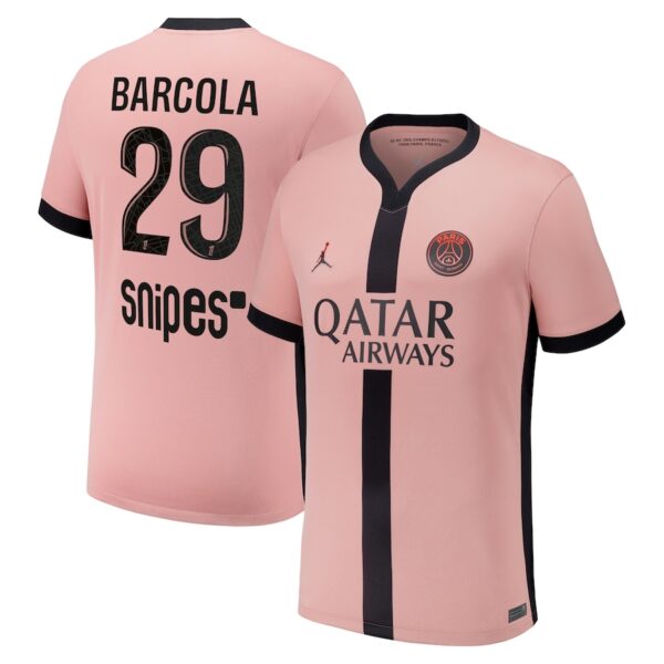 MAILLOT PSG THIRD BARCOLA SAISON 2024-2025